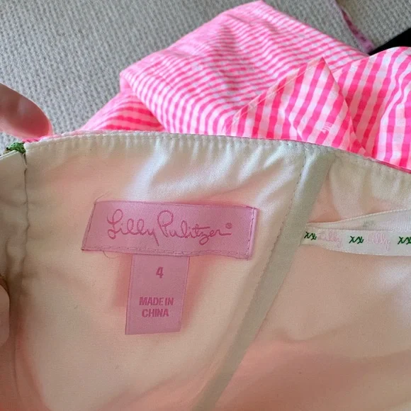 Lilly Pulitzer Pink Striped Woman Dress - Picture 4 of 4